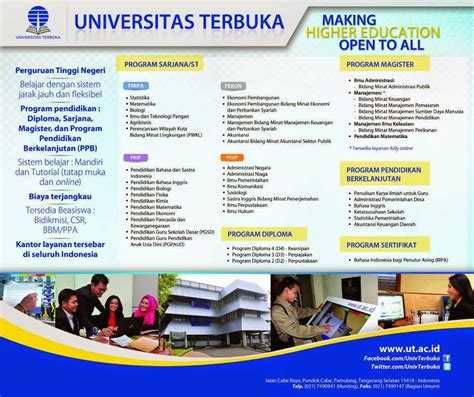 pendaftaran ut denpasar 2023 id Pendaftaran UPBJJ-UT Jambi Jadwal pendaftaran Universitas Terbuka 2022